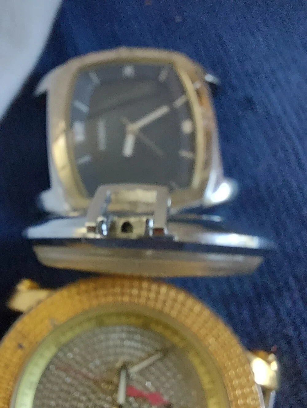 3-Pc Watch Repair & Craft Lot - Vintage Swiss Buler, Fossil & Gold Techno Royale